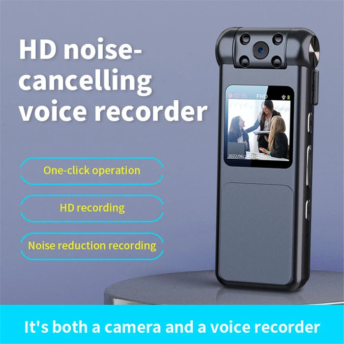 V18 8GB 1080P HD Camera Video Recorder with Clip, Night Version Motion Detection Recording Cam - 3