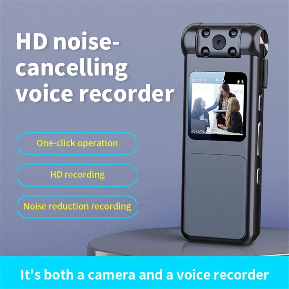 V18 16GB 1080P HD Video Recorder 180-Degree Rotation Camera with Night Vision and Motion Detection - 3