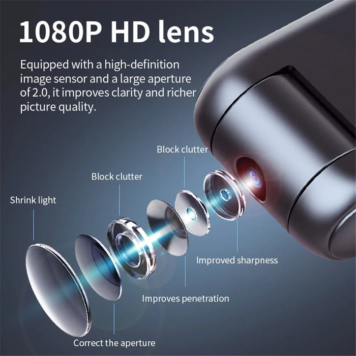 V13 64G Intelligent Motion Detection Night Vision Voice Recorder 1080P HD Lens Recording Camcorder - 4
