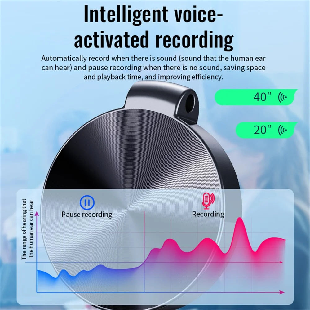 S30+ 32GB Key Holder Voice Recorder HD Noise Reduction Voice Activated Dictaphone with MP3 Player U Disk Function - 5