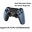 KM048 Bluetooth-compatible Wireless Controller for PS4 Cordless Game Handle 4.0 with Light Bar Support 6-axis, Vibration Function - Blue - 2