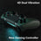 KM048 Bluetooth-compatible Wireless Controller for PS4 Cordless Game Handle 4.0 with Light Bar Support 6-axis, Vibration Function - Blue - 4