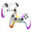 P07 Dazzle Lighting Wireless Bluetooth-compatible Controller for PS4 Game Console Gemapad (without Stand) - White - 1
