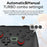 S07 Wireless Bluetooth-compatible Controller for Nintendo Switch Pro Controller Gamepad Portable Gaming Joystick Handle - Black - 4
