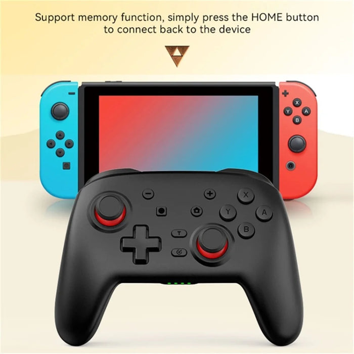 S07 Wireless Bluetooth-compatible Controller for Nintendo Switch Pro Controller Gamepad Portable Gaming Joystick Handle - Black - 6