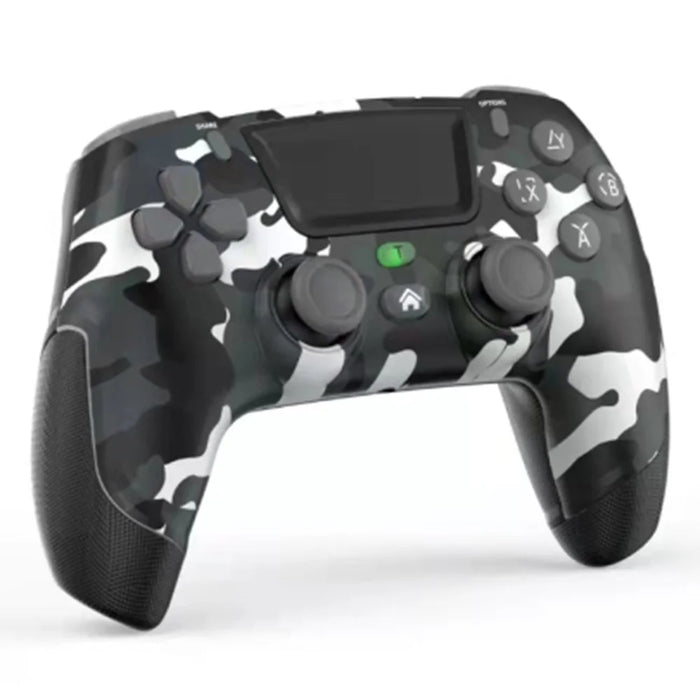 P06 Wireless Vibration Gamepad PC Controller with Macro Programming Joystick for PS4 / Switch / PC / TV - Camouflage Black - 3