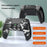 P06 Wireless Vibration Gamepad PC Controller with Macro Programming Joystick for PS4 / Switch / PC / TV - Camouflage Black - 5