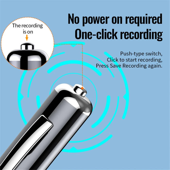 Q91 128GB Digital Voice Recorder Writing Pen MP3 Music Player U Disk for Lectures Meetings - 6
