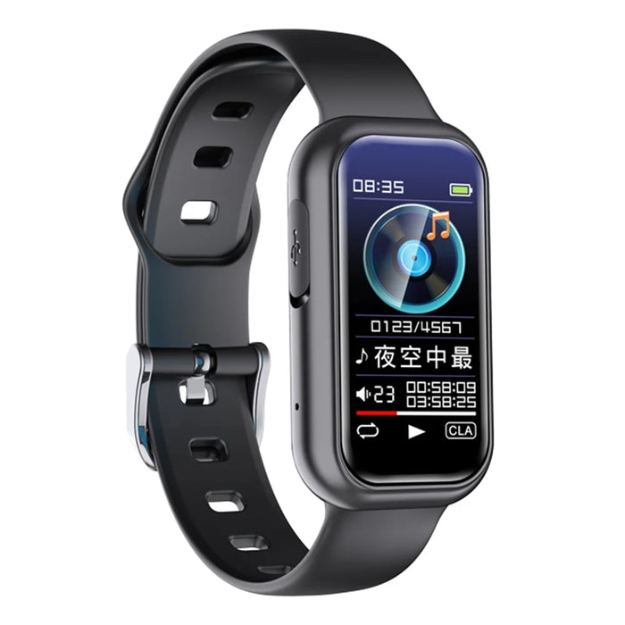 S16 8GB Audio Voice Bracelet Recording Device Noise Cancelling Recorder with Password, E-Book, Play Music - 1