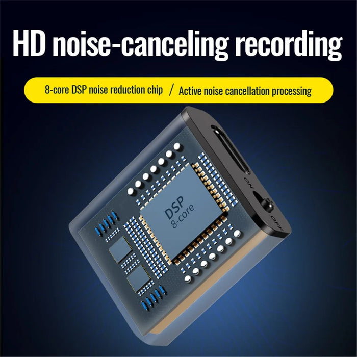 Q8 8GB Noise Cancelling Mini Voice Recorder Voice Activated Recorder MP3 Player with OTG Function - 3
