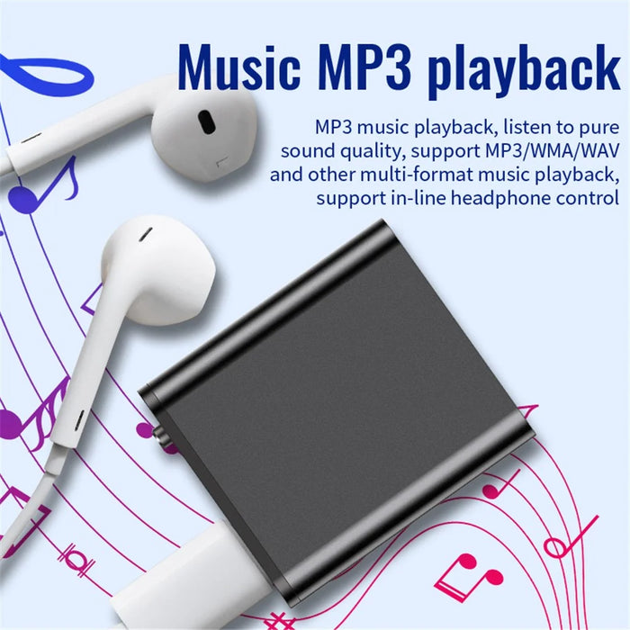 Q8 8GB Noise Cancelling Mini Voice Recorder Voice Activated Recorder MP3 Player with OTG Function - 5