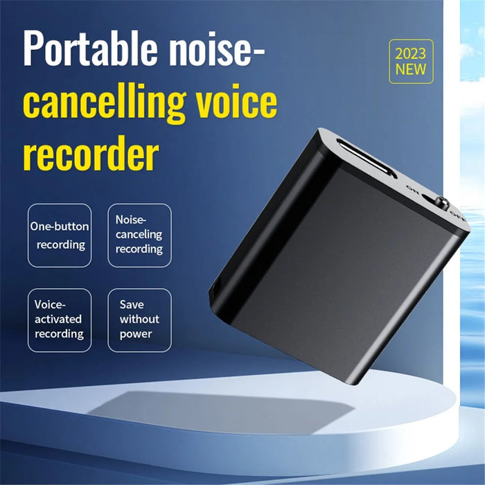 Q8 Mini Voice Recorder 32GB Voice Activated Recorder HD Noise Reduce Recording MP3 Player - 2