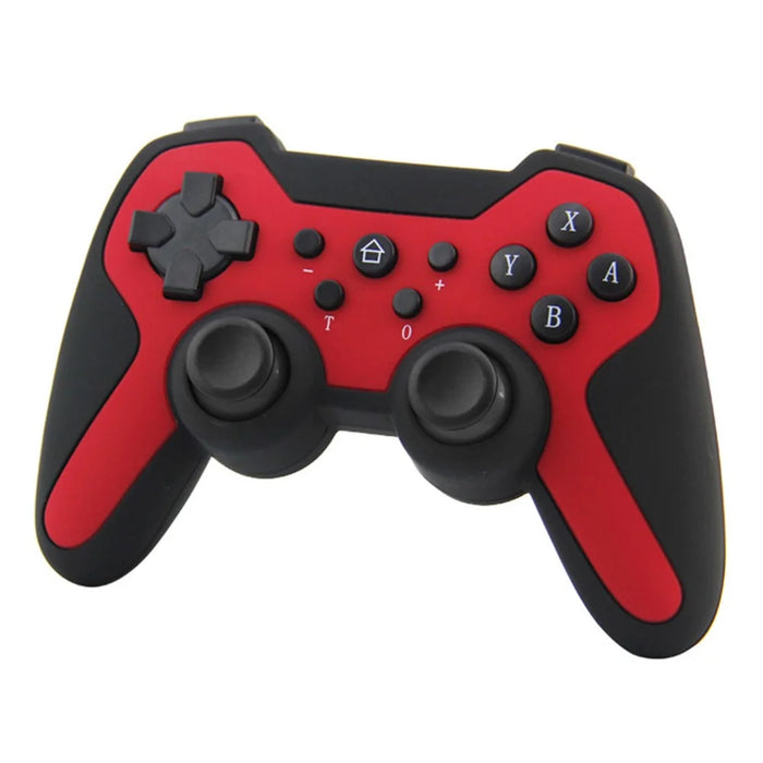 HS-SW516-517 For Nintendo Switch Controller Wireless Bluetooth-compatible Gamepad with Six-axis Gyroscope - Red  /  Black - 1
