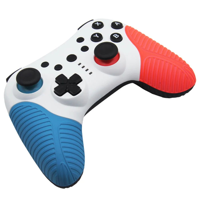 HS-SW510 Wireless Controller for Nintendo Switch , Bluetooth-compatible Multi-Platform Gamepad Joystick with Turbo Function - Red+Blue - 1