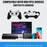 HS-SW510 Wireless Controller for Nintendo Switch , Bluetooth-compatible Multi-Platform Gamepad Joystick with Turbo Function - Red+Blue - 7