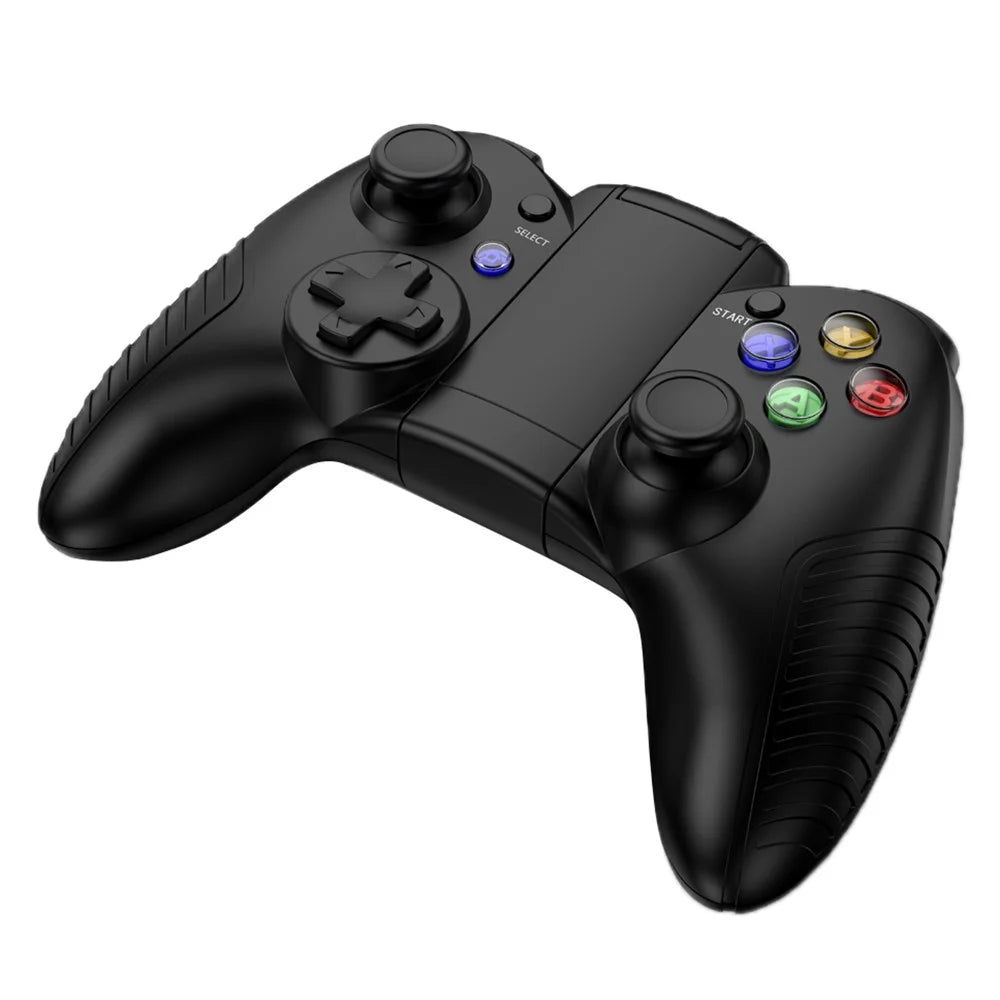 8710 Bluetooth-compatible V4.0 Controller Wireless Gamepad with Telescopic Phone Bracket for Android / iOS - 1