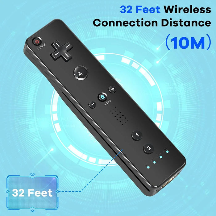 8510 Wireless 3-Axis Controller for W-II Game Console Platform Gamepad (without Accelerator) - Black - 3