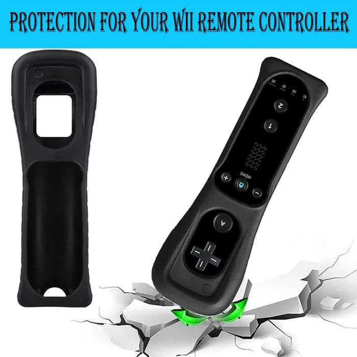 8510 Wireless 3-Axis Controller for W-II Game Console Platform Gamepad (without Accelerator) - Black - 5