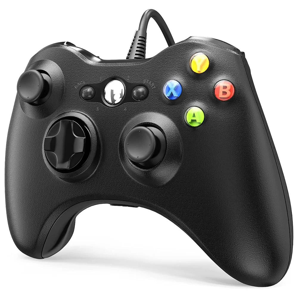 8610 Wired Gamepad for 360 Console Game Controller Compatible with PC Windows - 1