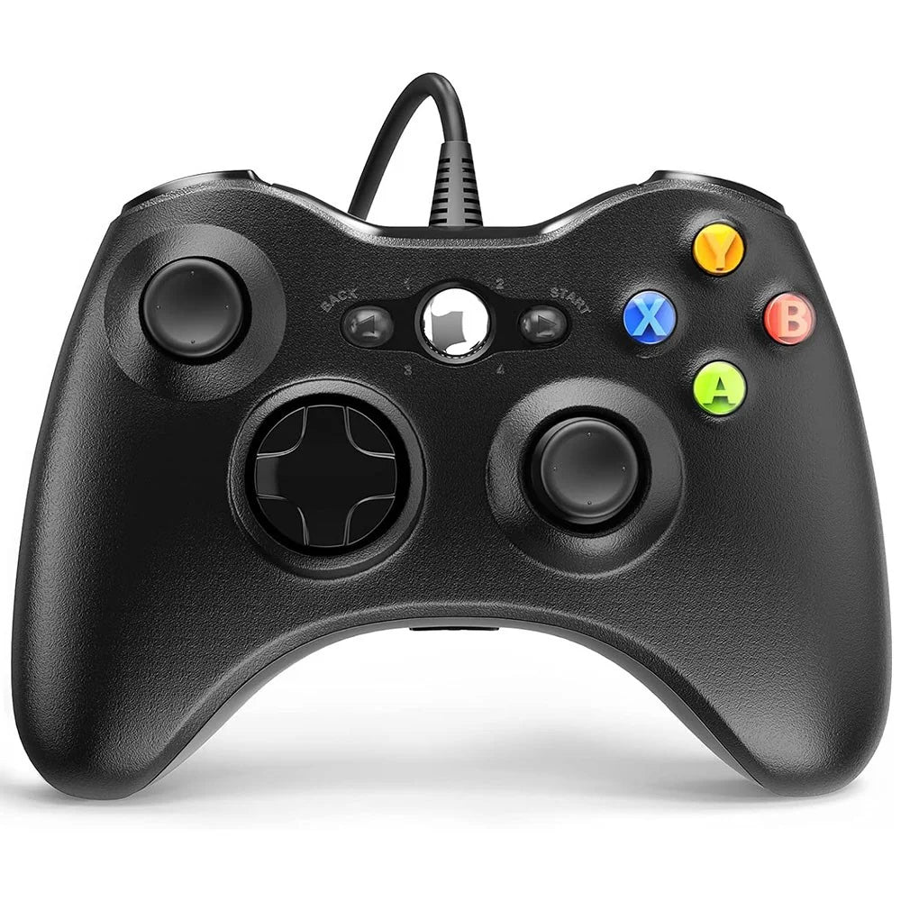 8610 Wired Gamepad for 360 Console Game Controller Compatible with PC Windows - 2