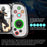 D7 Stretchable Wireless Controller for Game Console Bluetooth-compatible Gamepad Left / Right Hall Rocker Game Handle - Black - 5