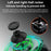 D7 Stretchable Wireless Controller for Game Console Bluetooth-compatible Gamepad Left / Right Hall Rocker Game Handle - Black - 7