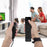 8512 Compatible with Nintendo Wii Remote Controller Motion 2-in-1 Wireless Gamepad with Silicone Case, Strap - Black - 2