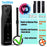 8512 Compatible with Nintendo Wii Remote Controller Motion 2-in-1 Wireless Gamepad with Silicone Case, Strap - Black - 4