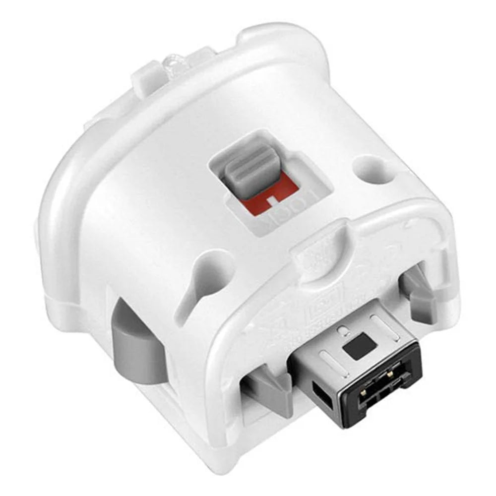 Motion Plus Adapter for Nintendo Wii Remote Controller Upgraded Motion Attachment, White - 1
