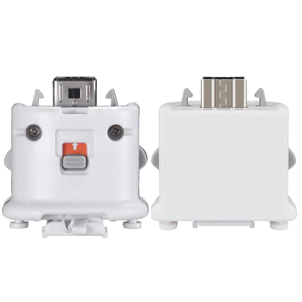 Motion Plus Adapter for Nintendo Wii Remote Controller Upgraded Motion Attachment, White - 2