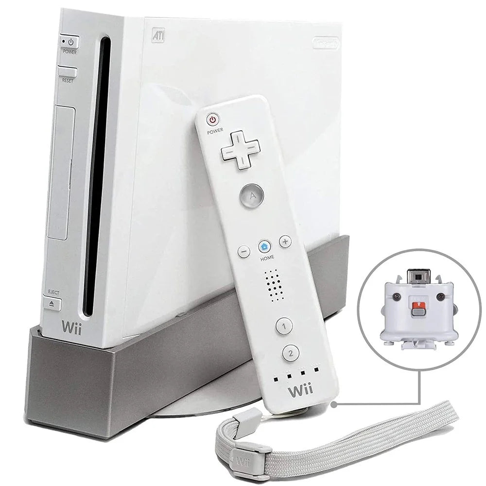 Motion Plus Adapter for Nintendo Wii Remote Controller Upgraded Motion Attachment, White - 4
