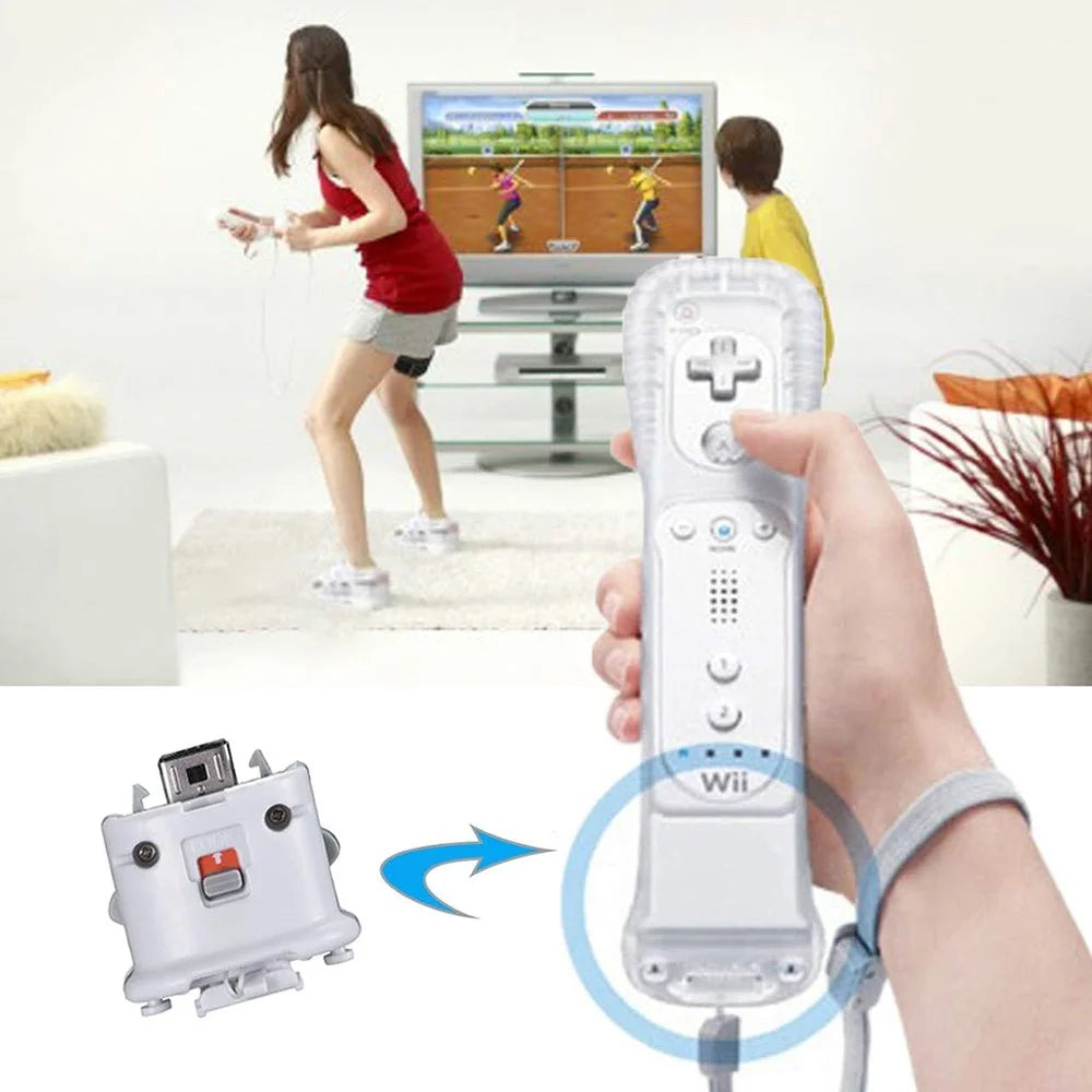 Motion Plus Adapter for Nintendo Wii Remote Controller Upgraded Motion Attachment, White - 5