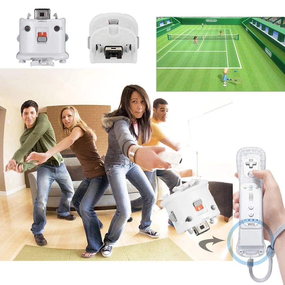 Motion Plus Adapter for Nintendo Wii Remote Controller Upgraded Motion Attachment, White - 6