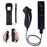 8512 For Wii U / Wii Console Remote Controller Game Wireless Handle Grip Built-In Motion Plus - Black - 2
