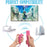 8511 For Wii U No Delay Wireless Connection Right and Left Game Handle Controller Gamepad - Baby Blue - 4