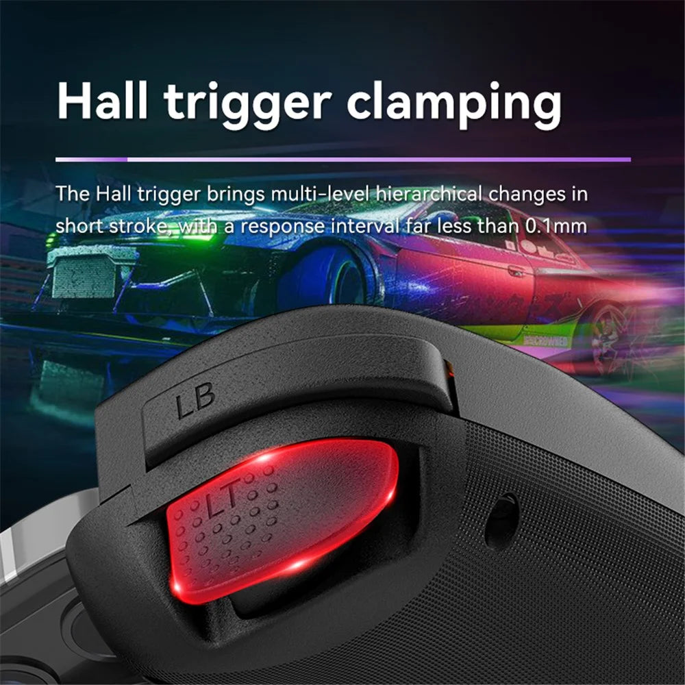 D8 Cell Phones Stretchable Controller Wireless Bluetooth-compatible Gamepad with RGB Light for PS3, PS4, Nintendo Switch - Black - 2