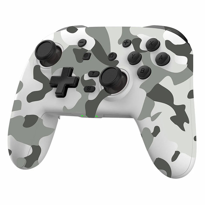 S07 Six Axis Vibration Bluetooth-compatible Controller for E-Sports TURBO Function Wireless Gamepad - Camo White - 1