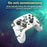 S07 Six Axis Vibration Bluetooth-compatible Controller for E-Sports TURBO Function Wireless Gamepad - Camo White - 3