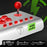 BSP-Y02 Arcade Joystick Controller Universal Classic Handle Gamepad for PS4 Nintendo Switch Android iOS Cell Phone - Black / Red - 5