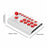 BSP-Y02 Arcade Joystick Controller Universal Classic Handle Gamepad for PS4 Nintendo Switch Android iOS Cell Phone - Black / Red - 6