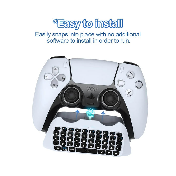 JYS P5121 Compatible with PS5 Controller Bluetooth-compatible Keyboard 500mAh Wireless Gaming Keypad Built-In Speaker Chat Voice - 3