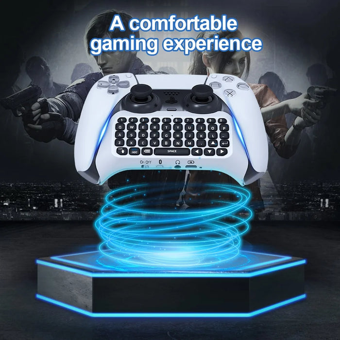 JYS P5121 Compatible with PS5 Controller Bluetooth-compatible Keyboard 500mAh Wireless Gaming Keypad Built-In Speaker Chat Voice - 5