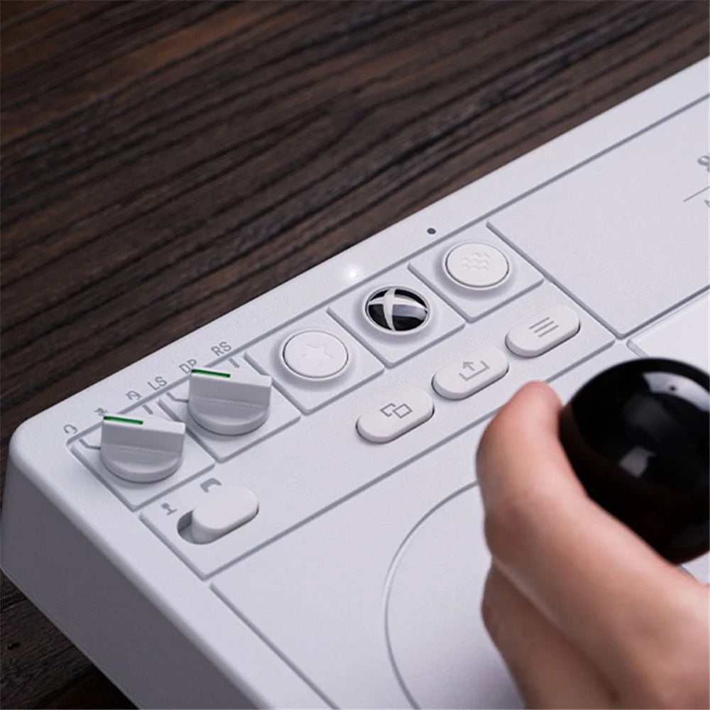 8BITDO Wireless Arcade Stick for Xbox Series X / S Xbox One, Windows Arcade Gaming Joy-Pad with 2.4G Adapter - White - 6