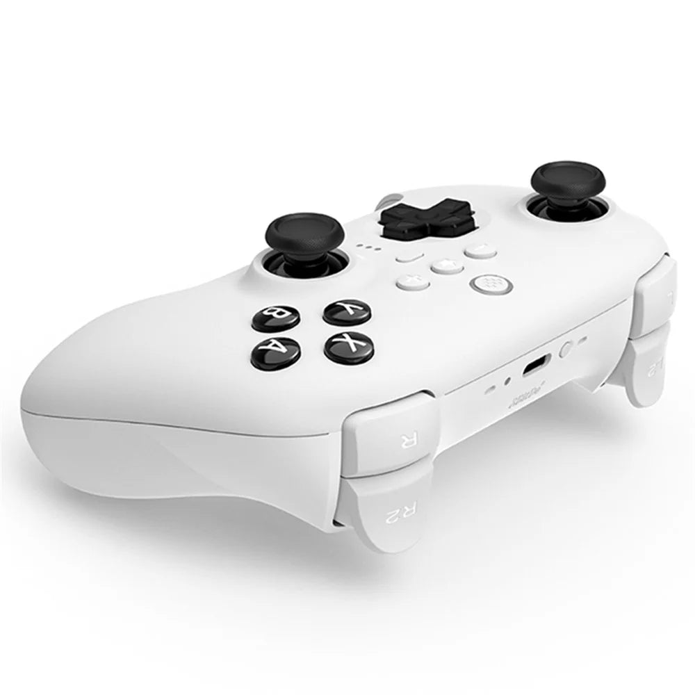 8BITDO Ultimate Bluetooth-compatible Controller with Charging Dock Wireless Gamepad Compatible with Nintendo Switch, Steam Deck - White - 5