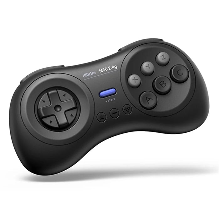 8BITDO M30 2.4G Wireless Gamepad with 6-Button Layout for Sega Genesis Mini / Mega Drive Mini / Switch - Black - 5