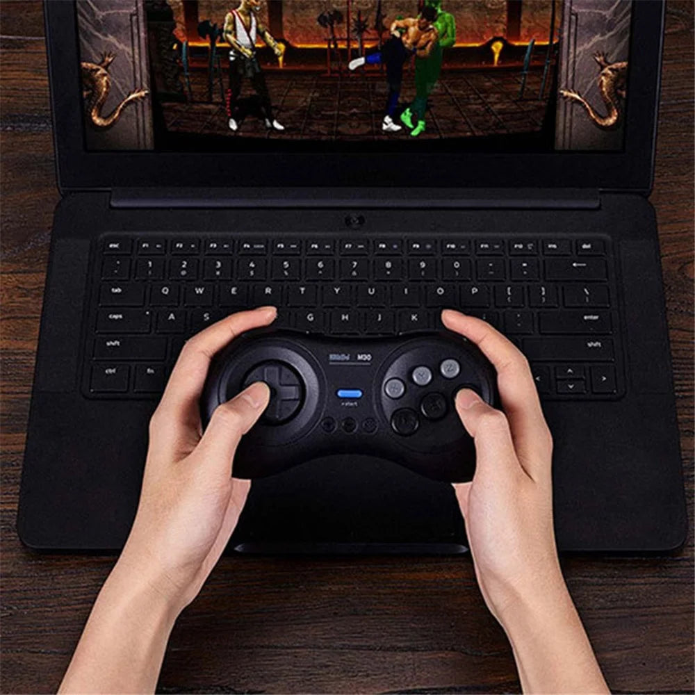 8BITDO M30 Bluetooth-compatible Controller for Switch / Windows / Android 6-Button Layout for SEGA's Classic Games - Black - 3