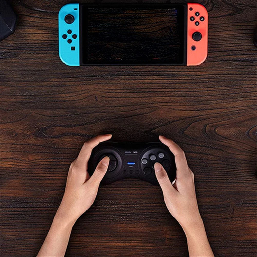 8BITDO M30 Bluetooth-compatible Controller for Switch / Windows / Android 6-Button Layout for SEGA's Classic Games - Black - 4