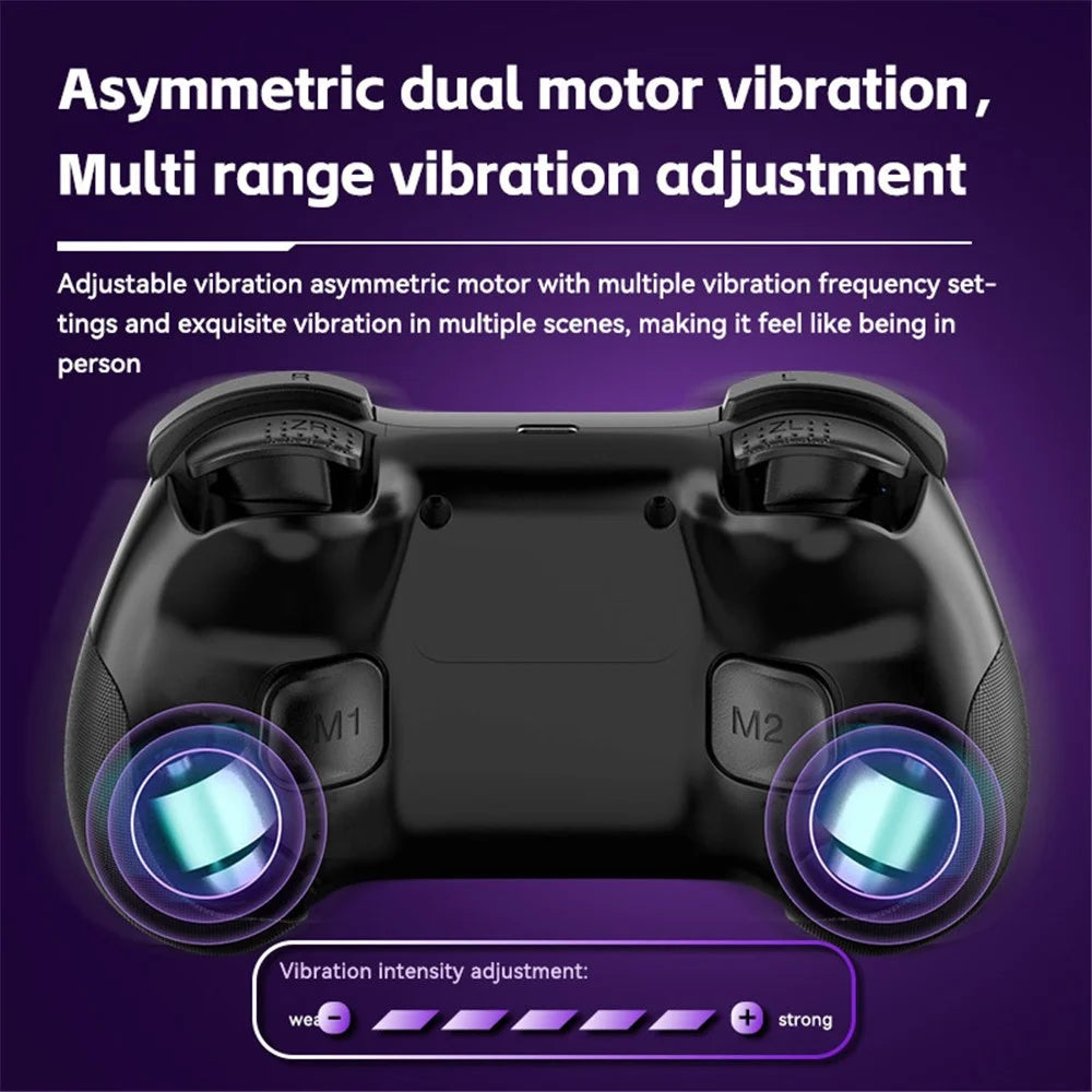 Z01 Wireless Bluetooth-compatible Controller for Nintendo Switch, Android, iOS, PC Gamepad with Hall Effect Triggers - Black - 5