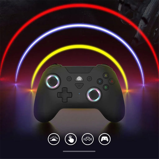 TOPWOLF Wireless Bluetooth-compatible Game Controller with RGB Lights for Nintendo Switch / PC / iOS / Android - 2