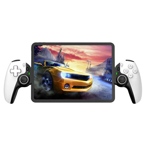 D9 Retractable Wireless Game Controller for Nintendo Switch Tablet Phone - White - 1